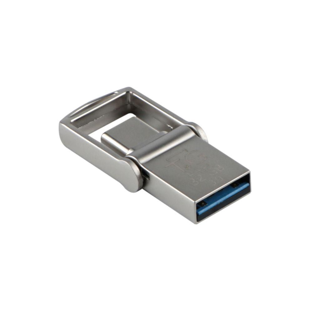 USB OTG T&G 2&1 3.0 Type C 32 GB Metal 104 Колір Сталевий USB OTG T&G 2&1 3.0 Type C 32 GB Metal 104 Колір Сталевий
