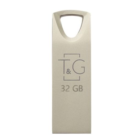 USB Flash Drive T&amp;G 32gb Metal 117 Колір Сталевий