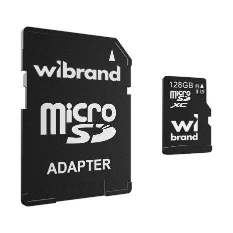 Карта Памяти Wibrand MicroSDHC 128gb UHS-1 U3 10 Class & Adapter Цвет Черный Карта Памяти Wibrand MicroSDHC 128gb UHS-1 U3 10 Class & Adapter Цвет Черный
