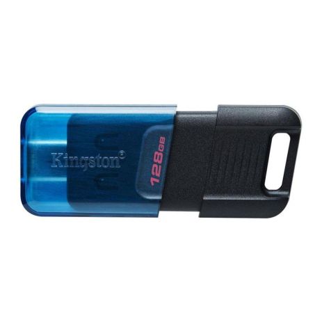 USB Flash Drive 3.2 Kingston DT 80M 128Gb Type C Цвет Черный/Голубой