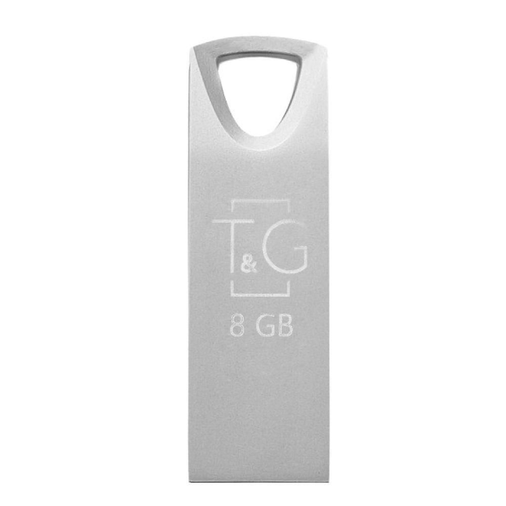 USB Flash Drive T&G 8gb Metal 117 Колір Сталевий USB Flash Drive T&G 8gb Metal 117 Колір Сталевий