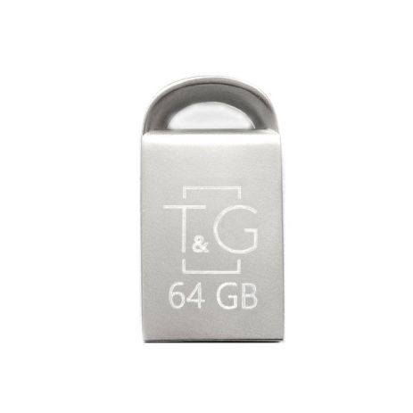 USB Flash Drive T&amp;G 64gb Metal 107 Цвет Стальной