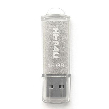 USB Flash Drive Hi-Rali Rocket 16 gb Колір Сталевий