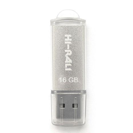 USB Flash Drive Hi-Rali Rocket 16 gb Колір Сталевий