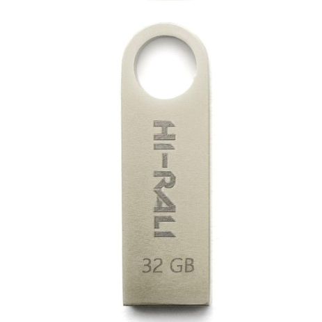 USB Flash Drive Hi-Rali Shuttle 32gb Колір Сталевий
