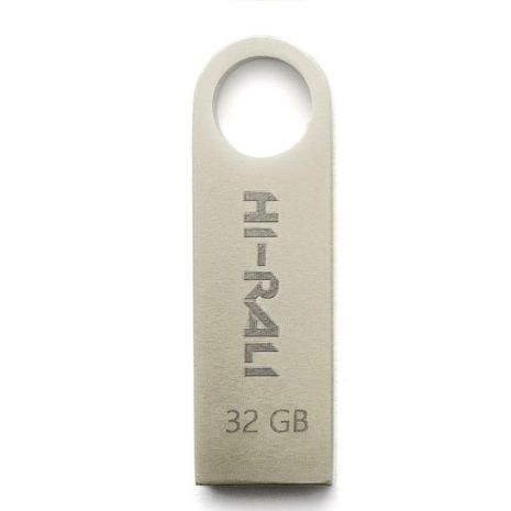 USB Flash Drive Hi-Rali Shuttle 32gb Колір Сталевий