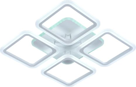 Люстра світлодіодна акрілова Sirius LI8822/4A WH (RGB) 112W+8W