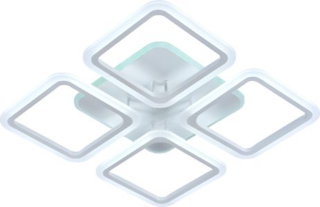 LED люстра акриловая Sirius LI8822 /4A WH (RGB) 112W+8W