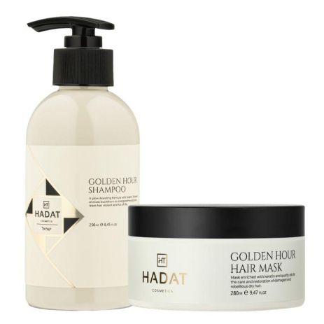 Набір Hadat Golden Hour DUO шампунь і маска для фарбованого та освітленого волосся 250/280 мл