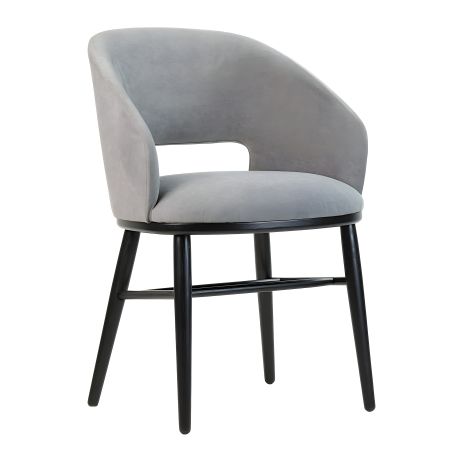 Стул чорний Dolphin