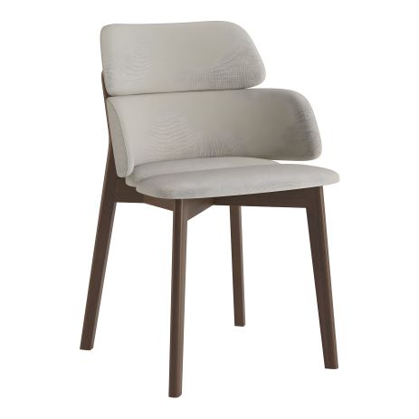 Стілець Swan темно-горіховий / Martin 02