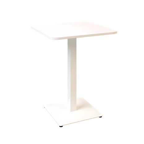 Стол Tetra Light Soft 60x60 белый метал/ДСП (текстура)