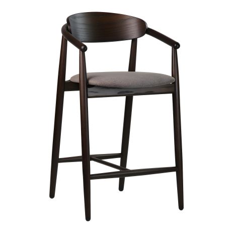 Полубарний стілець Mamont semi-soft, темний горіх / Austin 03 Полубарний стілець Mamont semi-soft, темний горіх / Austin 03