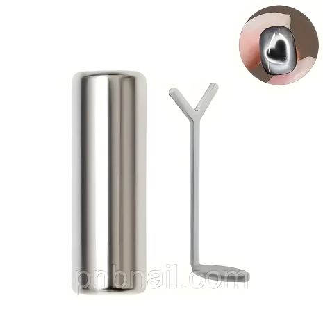 Магніт для гель-лаку, набір у формі сердечка Магніт для гель-лаку, набір у формі сердечка