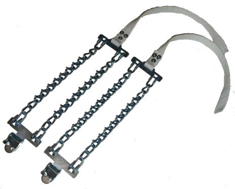 Цепи браслеты противоскольжения с шипами 2шт на колеса Питон Vitol Цепи браслеты противоскольжения с шипами 2шт на колеса Питон Vitol