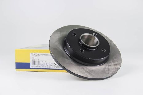 Диск гальмівний задній Citroen C4/Peugeot 207/307/308 00-(249x9) (без підшипника) , Bremsi (CD7523S)