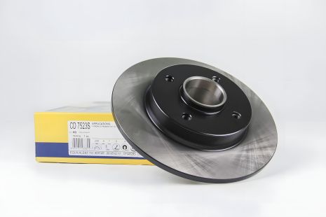 Задній диск гальмівний для Citroen C4/Peugeot 207/307/308 00-(249x9), Bremsi (CD7523S) Задній диск гальмівний для Citroen C4/Peugeot 207/307/308 00-(249x9), Bremsi (CD7523S)