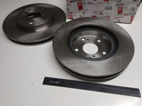 Передній гальмівний диск RAV4, FERODO (DDF1646), комплект 2 шт. (4351233140) Передній гальмівний диск RAV4, FERODO (DDF1646), комплект 2 шт. (4351233140)