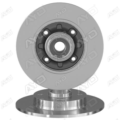 Диск тормозной задний с подшипником (D=249mm) PEUGEOT 207, 301, 307, CITROEN DS3 (SA) (-16), OPEL CROSSLAND