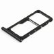 Тримач Sim картки Huawei P20 Lite, Nova 3e, чорний, на 2 Sim