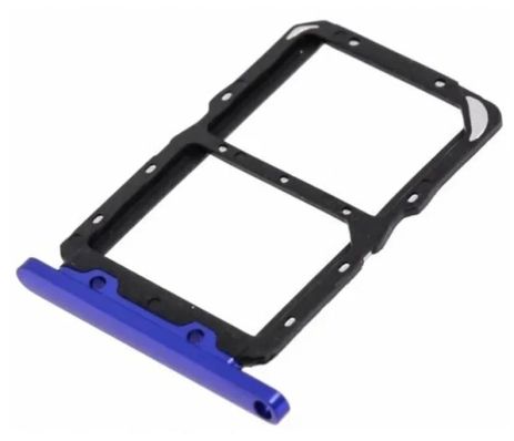 Тримач Sim картки Huawei Honor 20, Nova 5T, синій, на 2 Sim