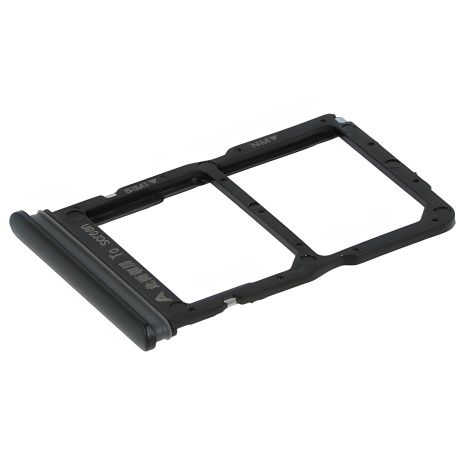 Тримач Sim картки для Huawei P Smart S 2020, Y8p, чорний, на 2 Sim Тримач Sim картки для Huawei P Smart S 2020, Y8p, чорний, на 2 Sim