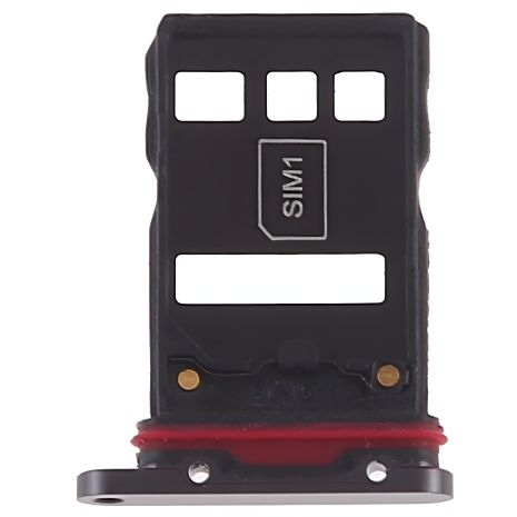 Черный держатель Sim карт на 2 карты для Huawei P30 Pro