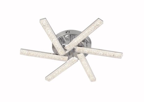 Люстра світлодіодна V 3445-6С CR з пультом