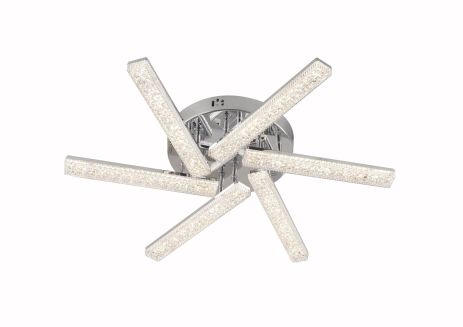 Люстра светодиодная V 3445-6С CR с пультом