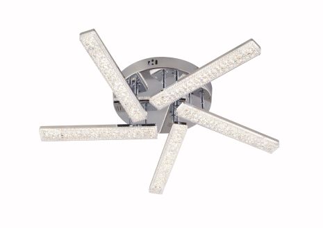 Люстра світлодіодна V 3445-5С CR з пультом