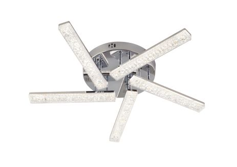 Люстра з пультом IS 3445-5С CR світлодіодна