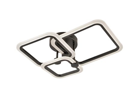 Комбинированная светодиодная люстра IS C9055-1+1+1 BK