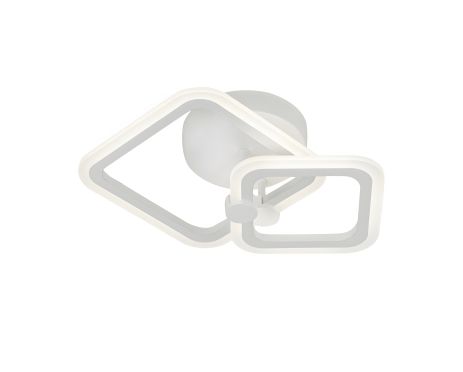 Светодиодная люстра с белым корпусом IS C9053-1+1 WH