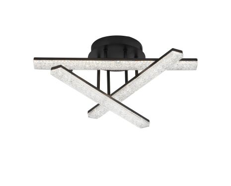 Світлодіодна люстра моделі IS 3749-3C BK Світлодіодна люстра моделі IS 3749-3C BK