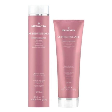 Набор Medavita Nutrisubstance DUO шампунь и маска для питания и увлажнения сухих волос 250/150 мл