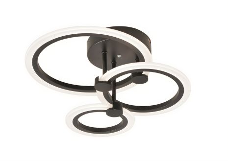 Світлодіодна люстра IS 9503-1+1+1 BK LED