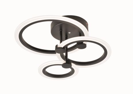 Люстра світлодіодна V 9503-1+1+1 BK