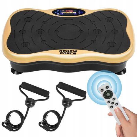 Вібраційна платформа Renew Force Gold Bluetooth фітнес віброплатформа