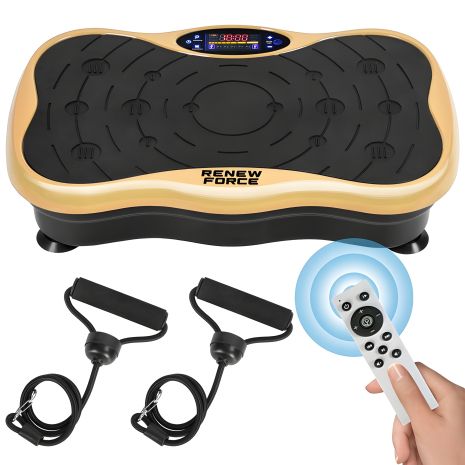 Вібраційна платформа Renew Force Gold Bluetooth для фітнесу