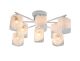 Стельова люстра Sirius 07245/8 Matte White+CR на 8 плафонів Стельова люстра Sirius 07245/8 Matte White+CR на 8 плафонів