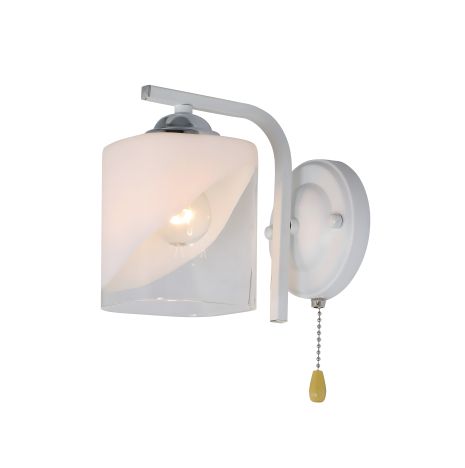 Стельова люстра Sirius 07245/1 Matte White+CR (на 1 плафон)