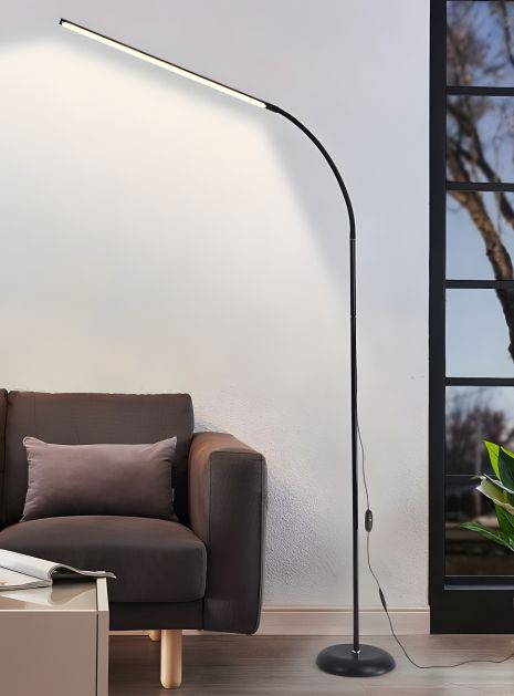 Торшер сучасний LED VALESO 6028-300 BK чорний Торшер сучасний LED VALESO 6028-300 BK чорний