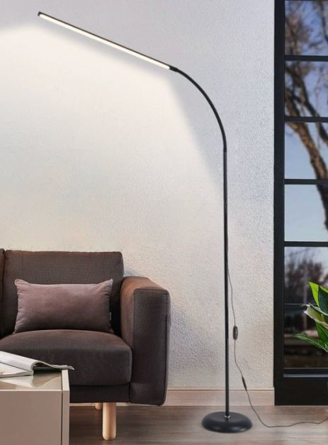 Торшер сучасний світлодіодний VALESO 6028-300 BK чорний