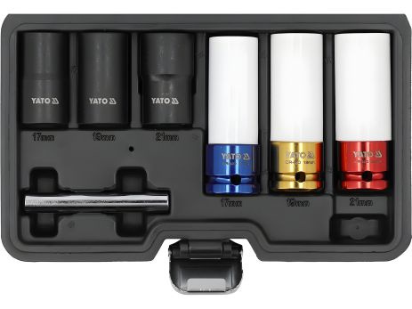 Ударні торцеві головки з екстрактором YATO YT-10559