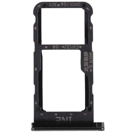 Держатель для SIM карты для Huawei P Smart Plus, Nova 3i (2018) чёрный