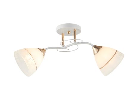 Декоративна люстра IS 6411-2 WH+FG Декоративна люстра IS 6411-2 WH+FG