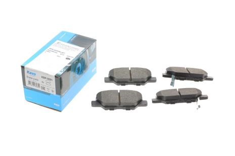 Колодки задні гальмівні Mazda 6/Outlander III/ASX/10-, KAVO PARTS (KBP5551) Колодки задні гальмівні Mazda 6/Outlander III/ASX/10-, KAVO PARTS (KBP5551)