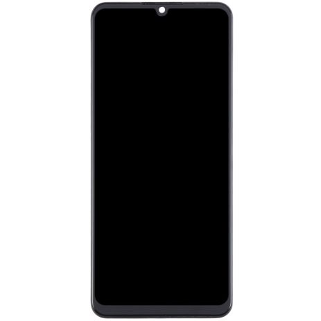 Дисплей для ZTE Blade A72 (4G) з чорним тачскрином та корпусною рамкою