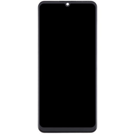 Дисплей для ZTE Blade A72 (4G) с чёрным тачскрином и корпусной рамкой