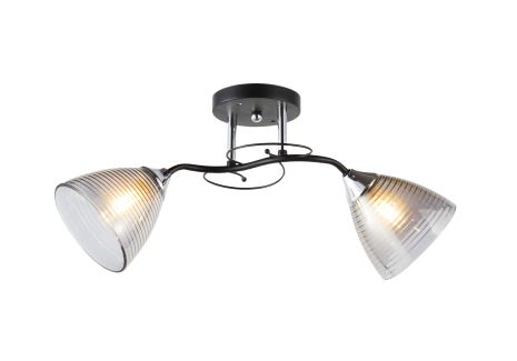 Декоративная люстра V 6412-2 BK+CR